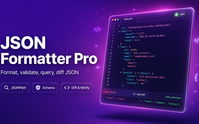 JSON Formatter Pro